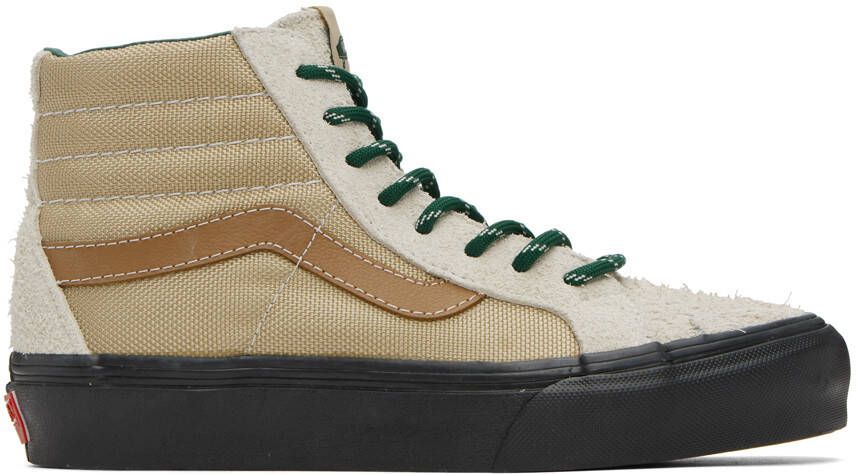 Vans Beige Sk8-Hi Reissue Sneakers - Picture 5
