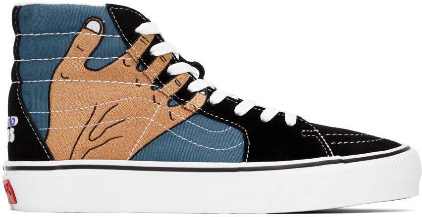 Vans Black & Blue Imran Potato Edition SK8-Hi VR3 LX Sneakers - Picture 4