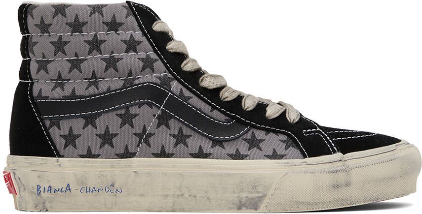 Vans Black & Gray Bianca Chandôn Edition Sk8-Hi Reissue VLT LX Sneakers