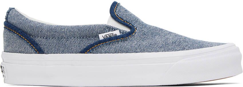 Vans Blue Vault UA OG Classic Slip-On LX Sneakers - Picture 5