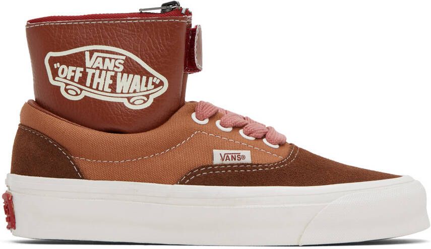 Vans Brown & Tan Taka Hayashi Edition TH OG Era VG LX Sneakers - Picture 4