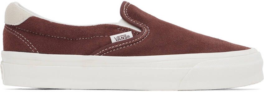 Vans Brown OG Slip-On 59 LX Sneakers - Picture 6