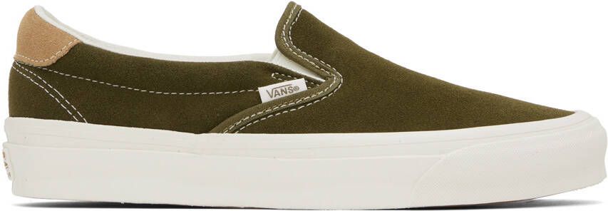 Vans Khaki OG Slip-On 59 LX Sneakers - Picture 2