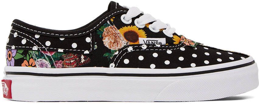 Vans Kids Black  Replica Sunglasses Patchwork Little Kids Sneakers - Picture 4