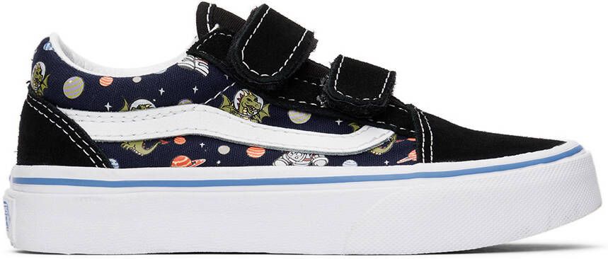 Vans Kids Black Old Skool V Little Kids Sneakers - Picture 4