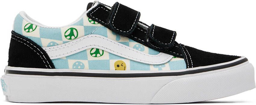 Vans Kids Black Old Skool V Little Kids Sneakers - Picture 5