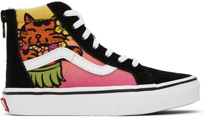 Vans Kids Black Sk8-Hi Zip Little Kids Sneakers - Picture 4