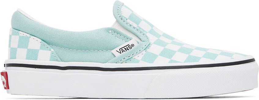 Vans Kids Blue & White Classic Little Kids Sneakers