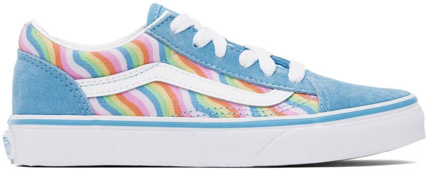 Vans Kids Blue Old Skool Sneakers - Picture 5