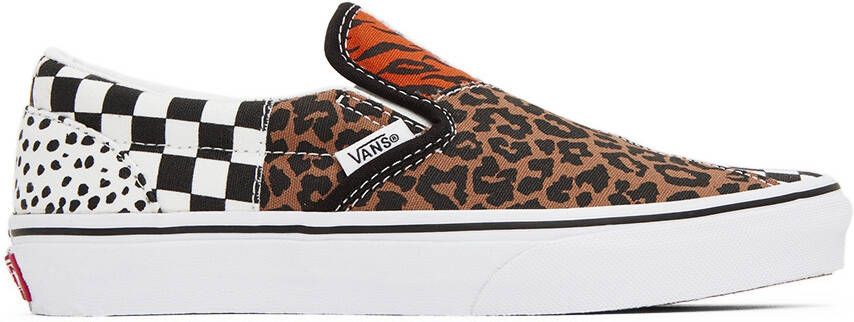 Vans Kids Multicolor Classic Slip-On Big Kids Sneakers - Picture 4