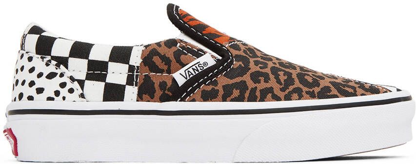 Vans Kids Multicolor Classic Slip-On Little Kids Sneakers - Picture 14