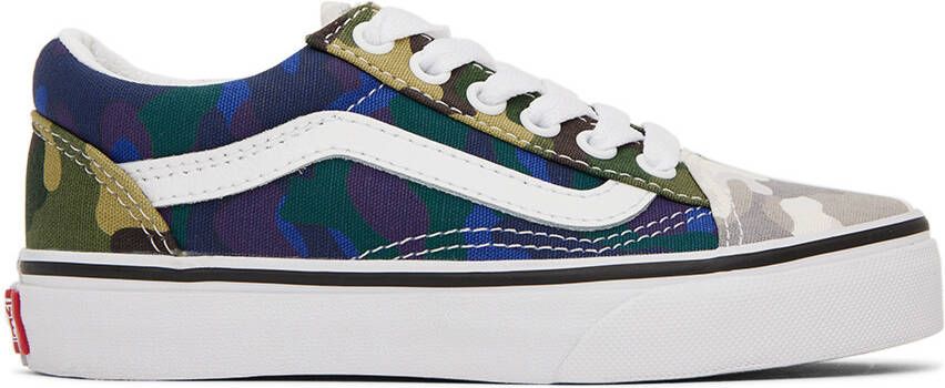 Vans Kids Multicolor Classic Slip-On Little Kids Sneakers - Picture 9