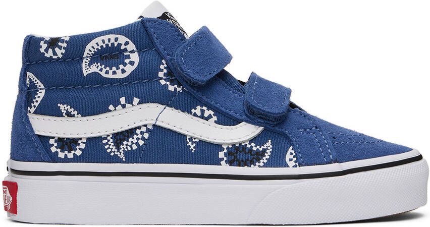 Vans Kids Navy SK8-Mid Reissue V Little Kids Sneakers - Picture 4