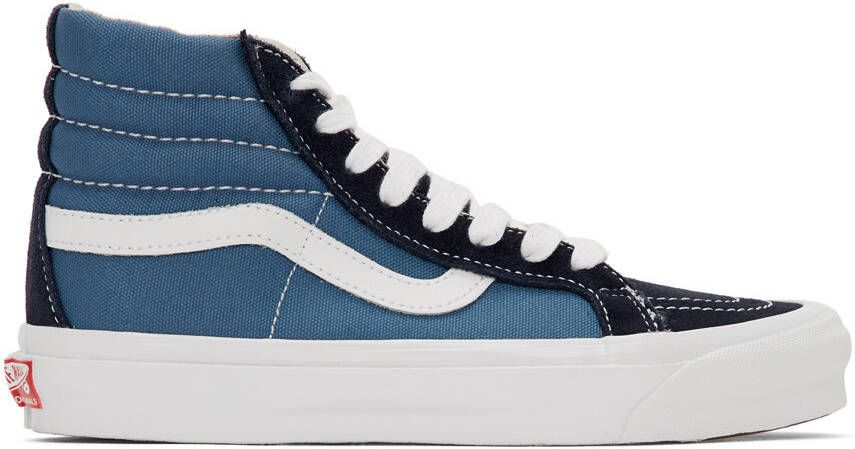 Vans Navy OG SK8 Skool-Hi LX Sneakers - Picture 5