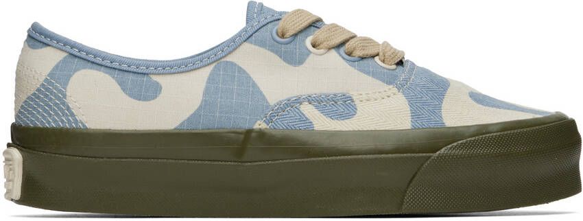 Vans Off-White & Blue OG Style 50 Sneakers - Picture 5