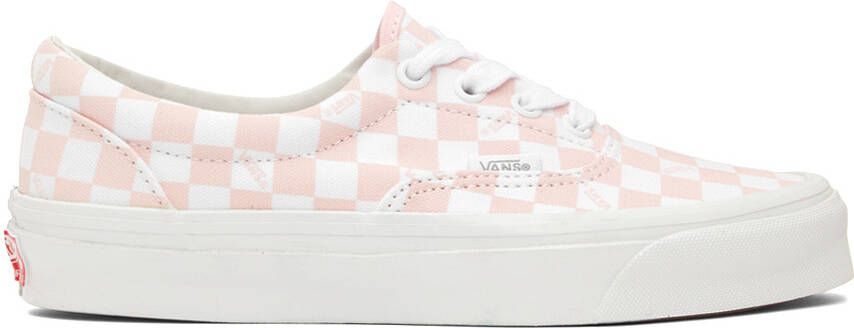 Vans Pink & White OG Era LX Sneakers - Picture 5
