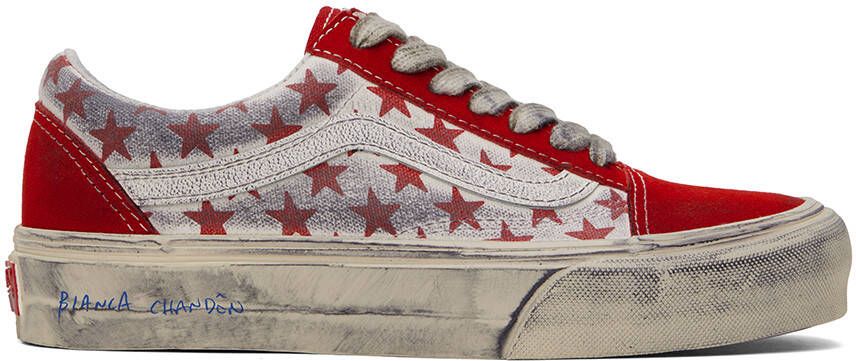 Vans Red Bianca Chandôn Edition Old Skool VLT LX Sneakers - Picture 6