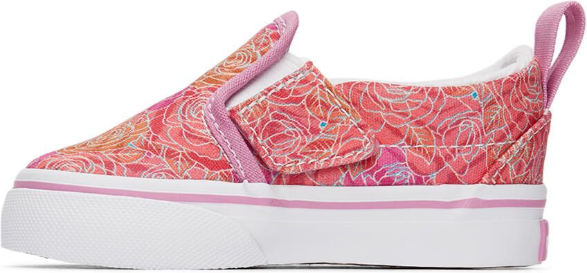 Vans Baby Pink Slip-On V Sneakers - Picture 3