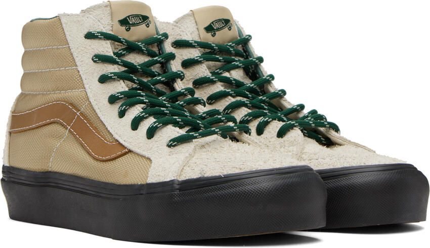 Vans Beige Sk8-Hi Reissue Sneakers - Picture 2