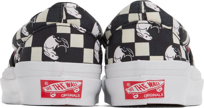 Vans Black & Off-White BILLY's TOKYO Edition OG Classic Slip-On Sneakers - Picture 2