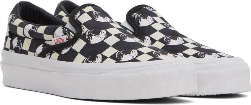 Vans Black & Off-White BILLY's TOKYO Edition OG Classic Slip-On Sneakers - Picture 4