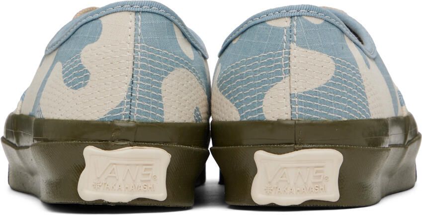 Vans Off-White & Blue OG Style 50 Sneakers - Picture 2