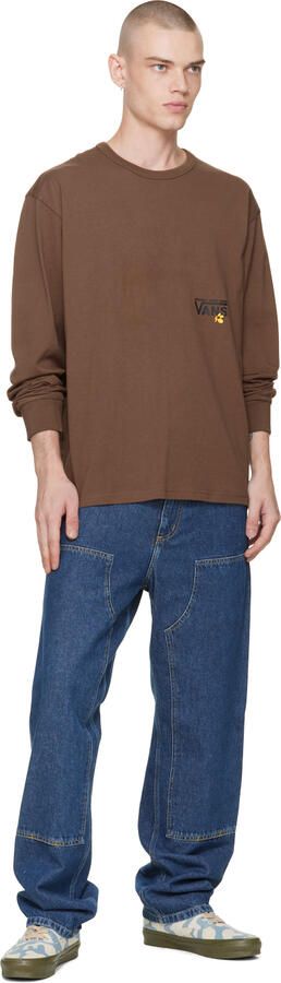 Vans Off-White & Blue OG Style 50 Sneakers - Picture 9