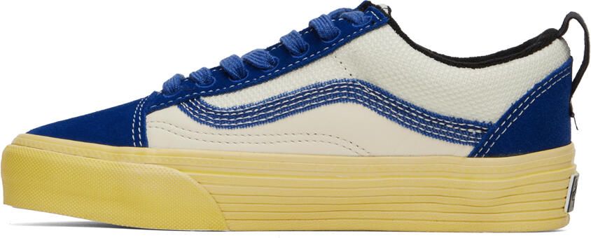 Vans Blue Old Skool Split Sneakers - Picture 3