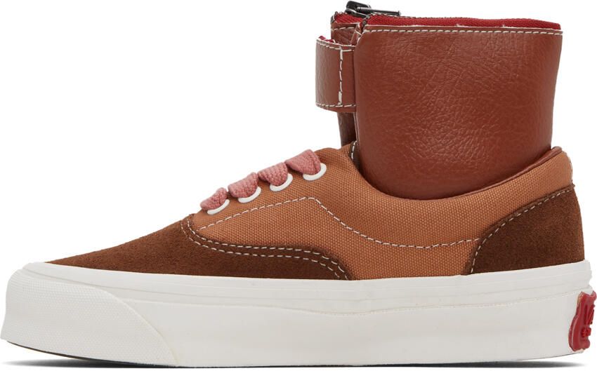 Vans Brown & Tan Taka Hayashi Edition TH OG Era VG LX Sneakers - Picture 3