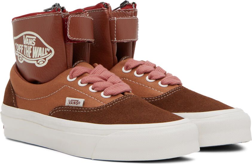 Vans Brown & Tan Taka Hayashi Edition TH OG Era VG LX Sneakers - Picture 2