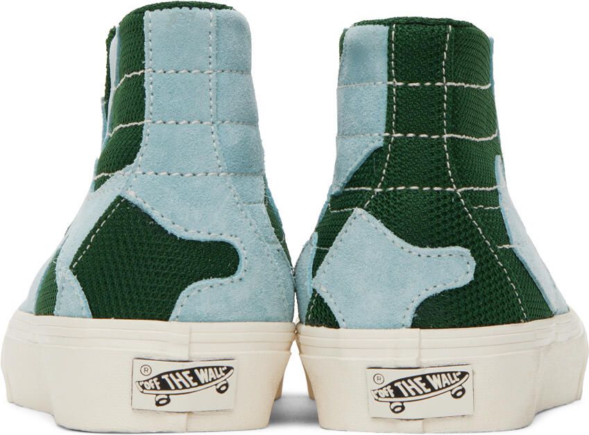 Vans Green & Blue Sk8-Hi WP VR3 LX Sneakers