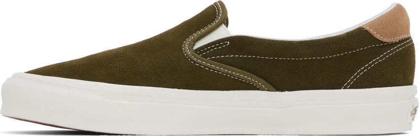 Vans Khaki OG Slip-On 59 LX Sneakers - Picture 4