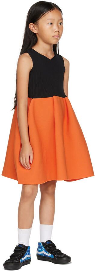 Vans Kids Black & Blue Sk8-Mid Reissue Little Kids Sneakers - Picture 4