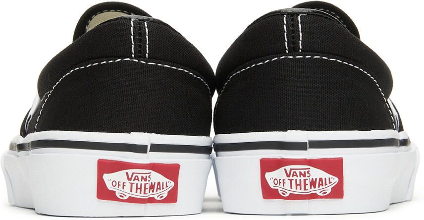 Vans Kids Black Classic Slip-On Little Kids Sneakers