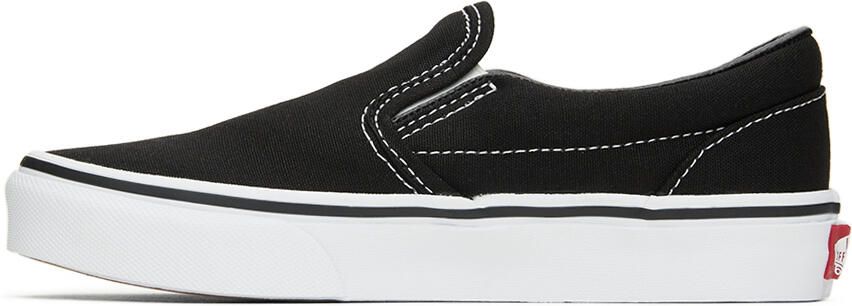 Vans Kids Black Classic Slip-On Little Kids Sneakers - Picture 4