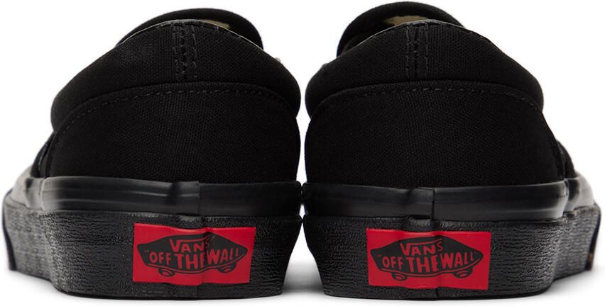 Vans Kids Black Classic Slip-On Little Kids Sneakers