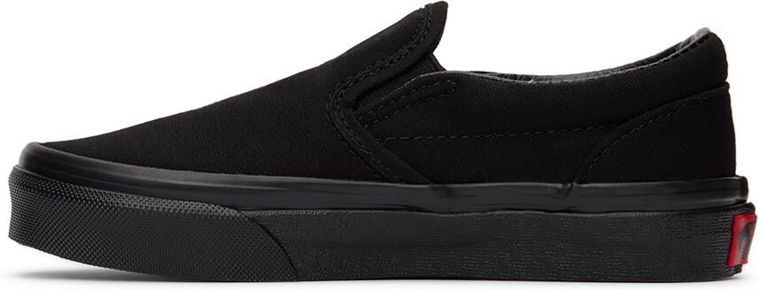 Vans Kids Black Classic Slip-On Little Kids Sneakers - Picture 3