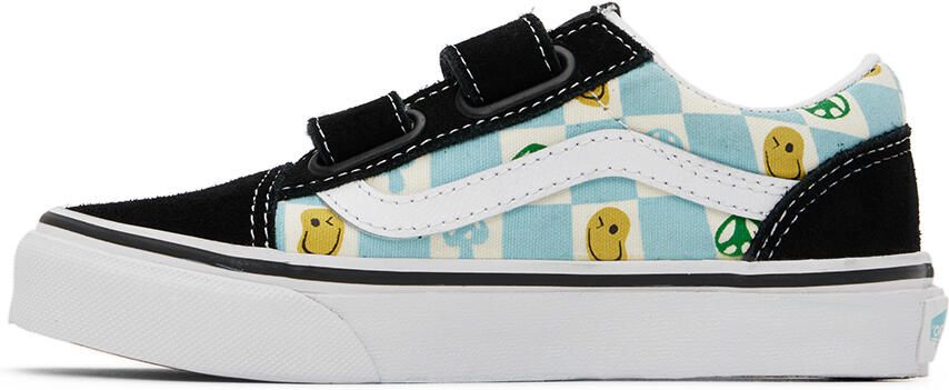 Vans Kids Black Old Skool V Little Kids Sneakers - Picture 3