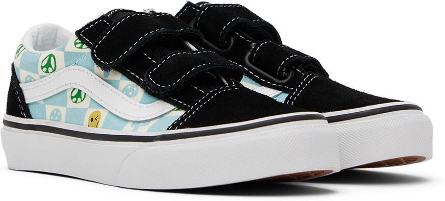 Vans Kids Black Old Skool V Little Kids Sneakers - Picture 2