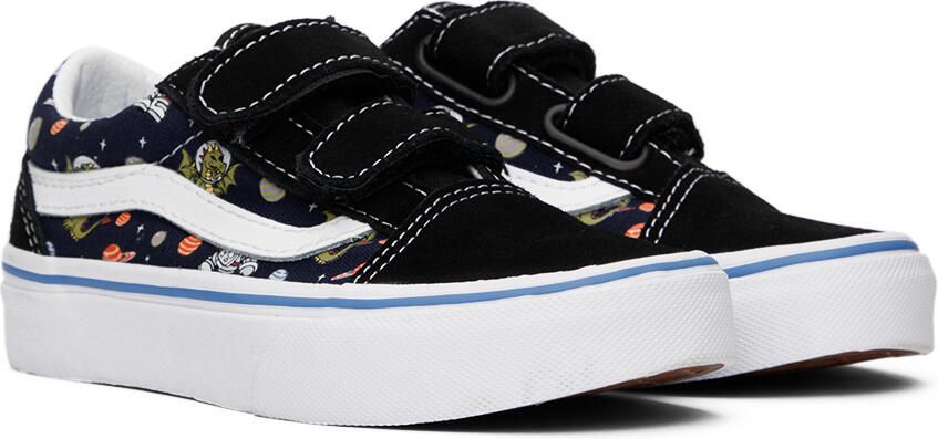 Vans Kids Black Old Skool V Little Kids Sneakers - Picture 2