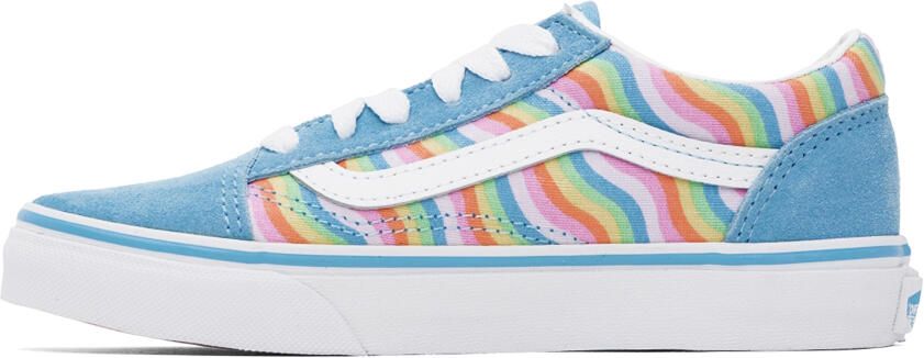 Vans Kids Blue Old Skool Sneakers - Picture 3