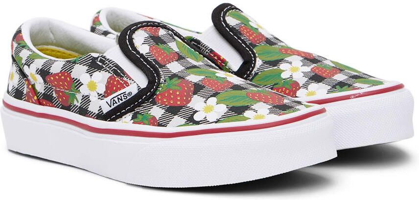 Vans Kids Multicolor Gingham Classic Slip-On Little Kids Sneakers - Picture 2