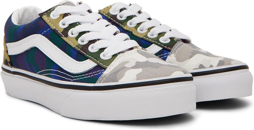 Vans Kids Multicolor Classic Slip-On Little Kids Sneakers - Picture 4