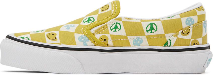 Vans Kids Yellow Classic Little Kids Sneakers - Picture 4