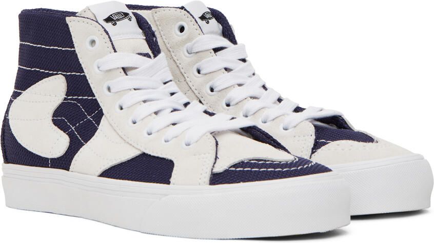 Vans Navy & Off-White Sk8-Hi WP VR3 LX Sneakers - Picture 2
