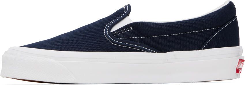 Vans Navy Vault OG Classic Slip On Sneakers - Picture 4