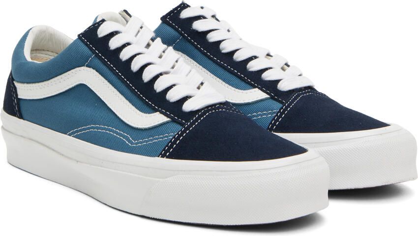 Vans Navy & Blue Old Skool Sneakers - Picture 4