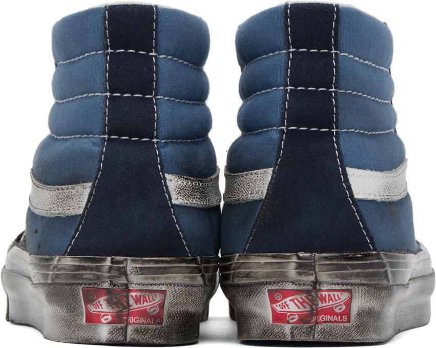 Vans Navy OG SK8-Hi LX Stressed Sneakers