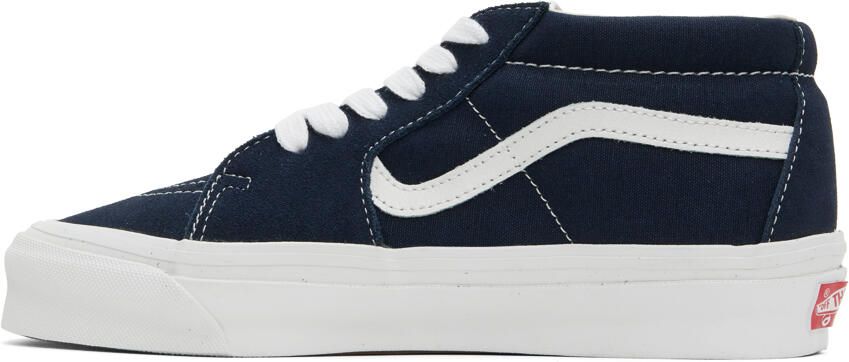 Vans Navy OG Sk8 Mid LX Sneakers - Picture 3