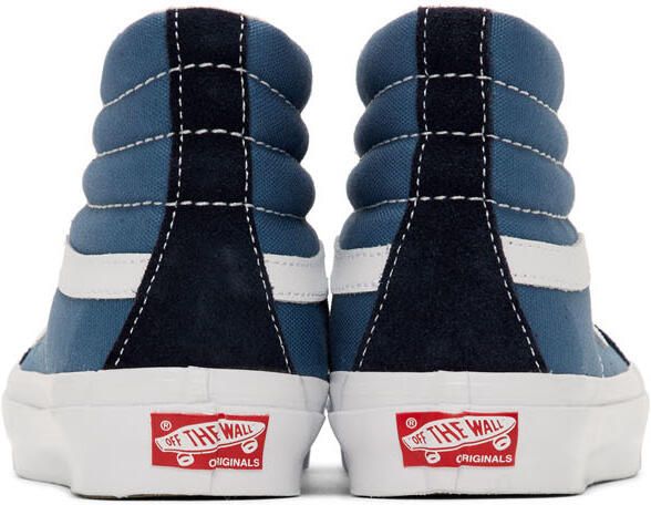 Vans Navy OG SK8 Skool-Hi LX Sneakers - Picture 4
